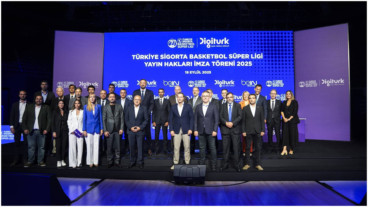 Basketbol Süper Ligi yayın hakları anlaşması imzalandı: 4 yıllık sözleşme imzalandı...