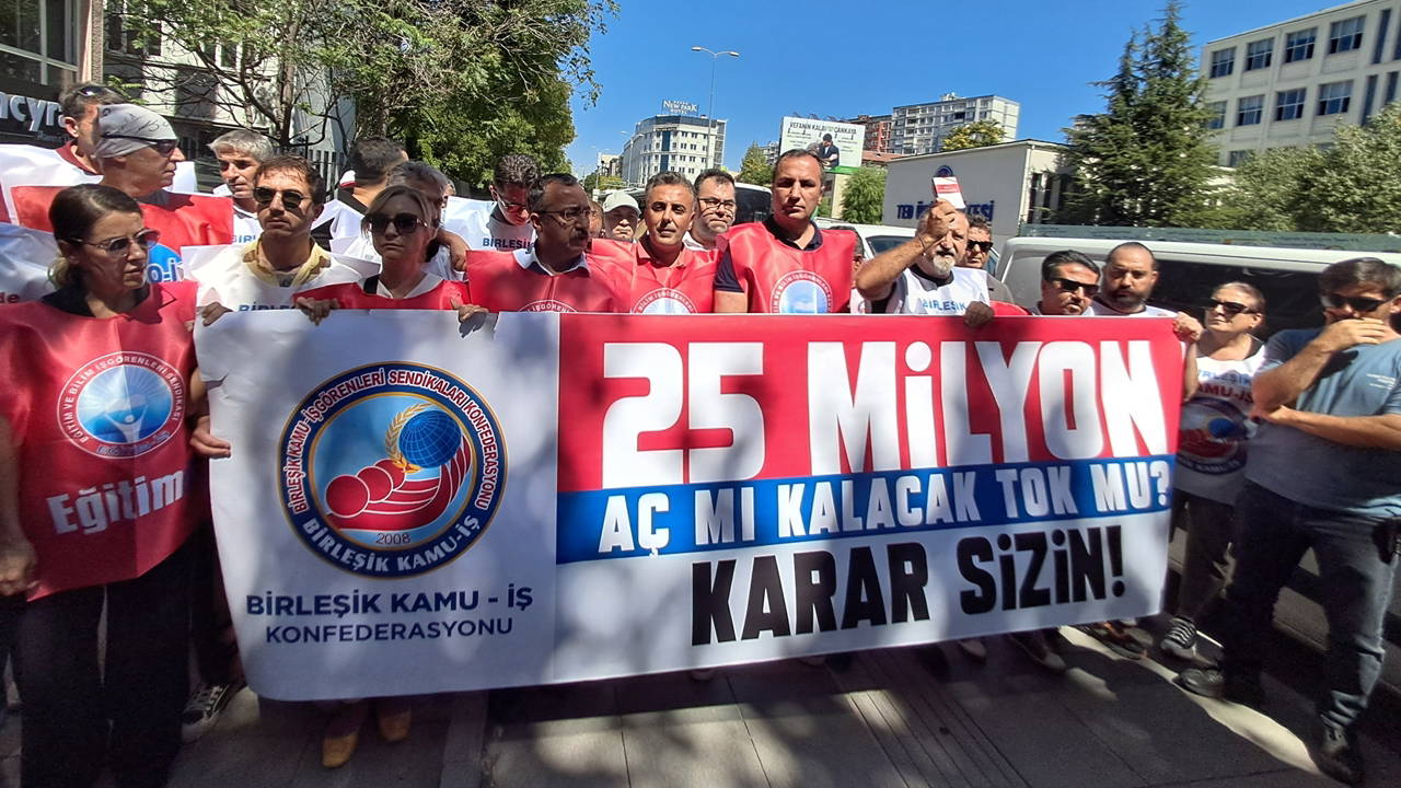 Birleşik Kamu-İş Genel Merkezi polis ablukası altında!