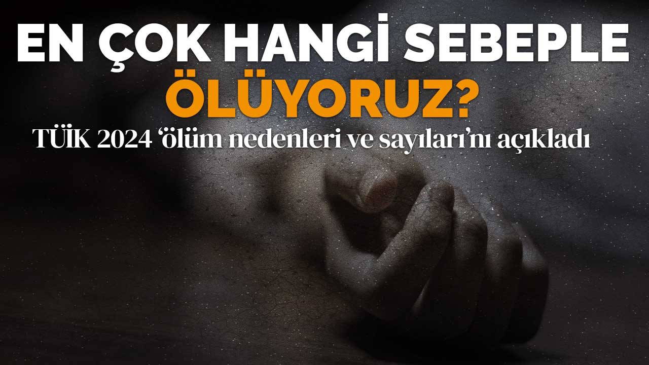 2024 yılı ölüm sayısı ve nedenleri belli oldu