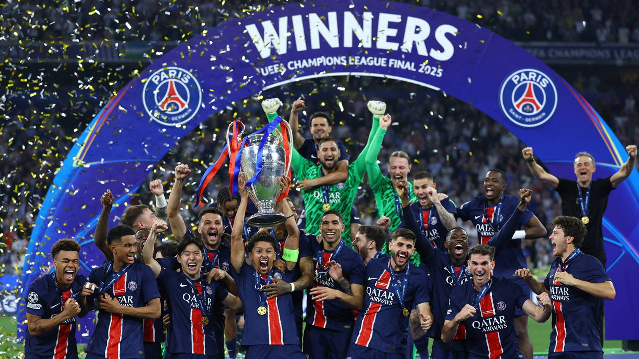 Tarihe geçen skorla Inter'i mağlup etti: Şampiyonlar Ligi şampiyonu PSG! 