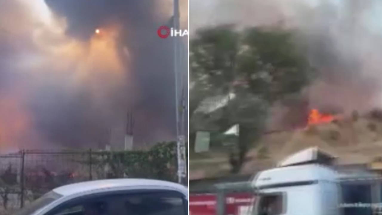 Son Dakika... İstanbul'da otluk yangını: Ekipler sevk edildi!