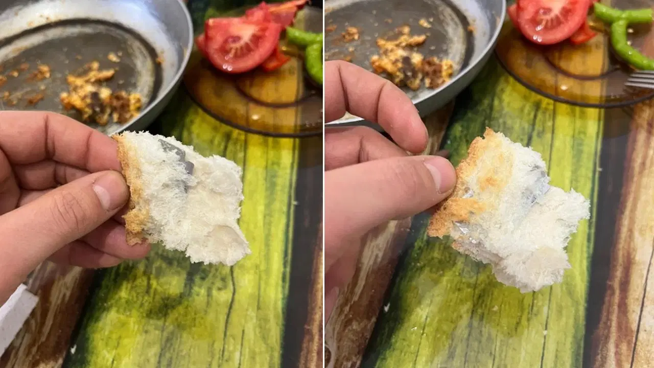 Ekmeğin içinde jilet çıktı: 'Son anda fark ettim'