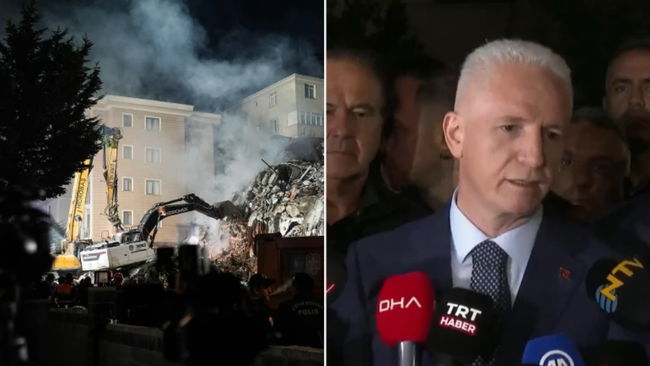 Vali Gül'den çöken binaya ilişkin yeni açıklama