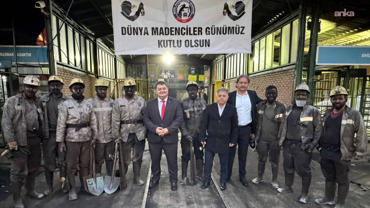 Maden işçileri, Dünya Madenciler Günü'nü sahada kutladı