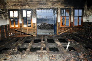 Balat İskelesi yandı