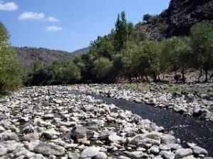 Kirmir Çayı kurudu