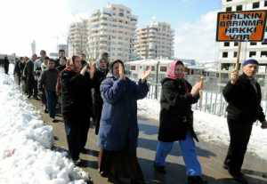 Ankara'da Melih Gökçek protestosu