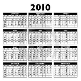 2010 yılında 13 gün resmi tatil