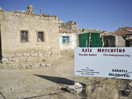 Aziz Mercurius Yeraltı Şehri turizme kazandırılıyor