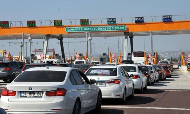 Otoyol ve köprü geçiş ücretlerine zam geldi