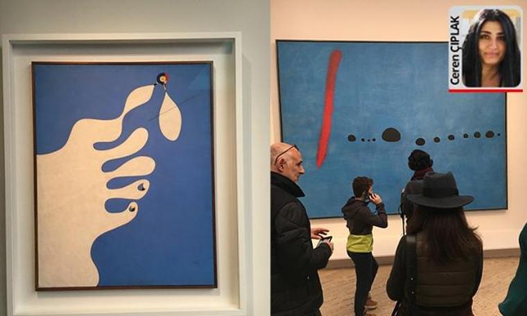 Miró’nun mavisinde...