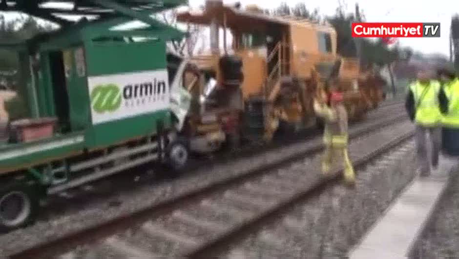 Halkalı-Gebze banliyö tren hattında kaza (12.01.2019)(Video Haber)