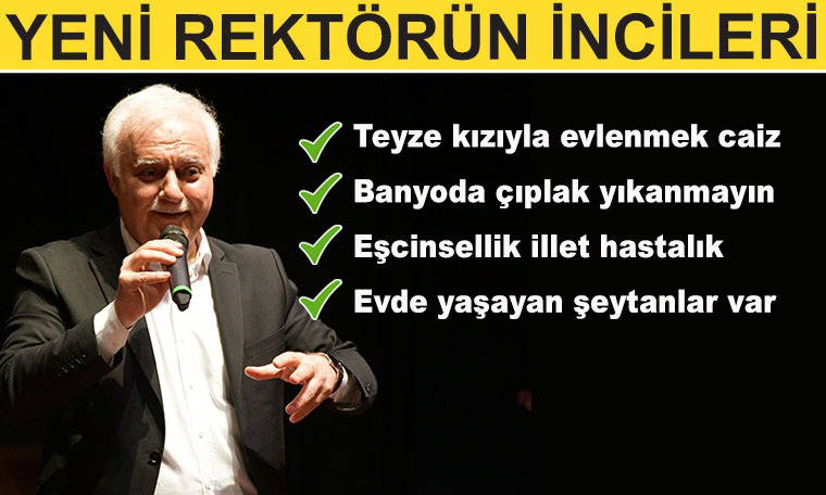 Yeni rektör Nihat Hatipoğlu'nun incileri!