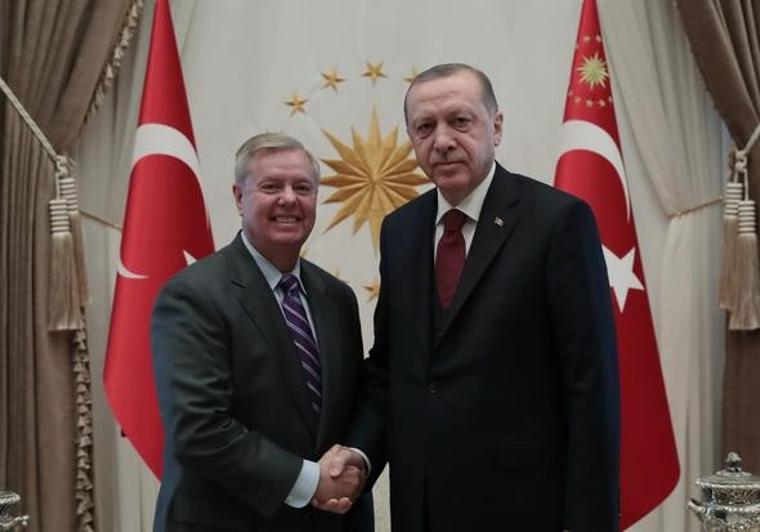 Erdoğan ABD'li senatör Graham'la görüştü