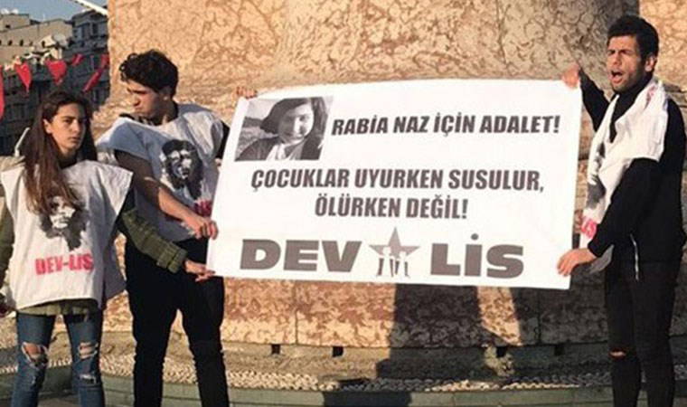 Rabia Naz Vatan için eylem yapan liseliler serbest bırakıldı