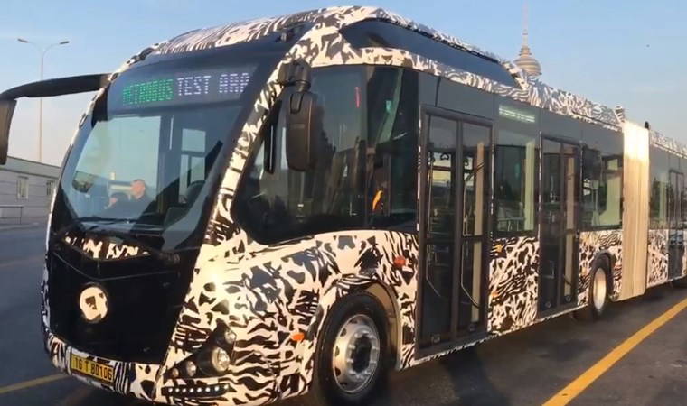 İmamoğlu yeni metrobüsü böyle test etti