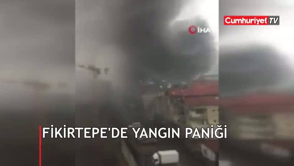 Fikirtepe'de yangın paniği