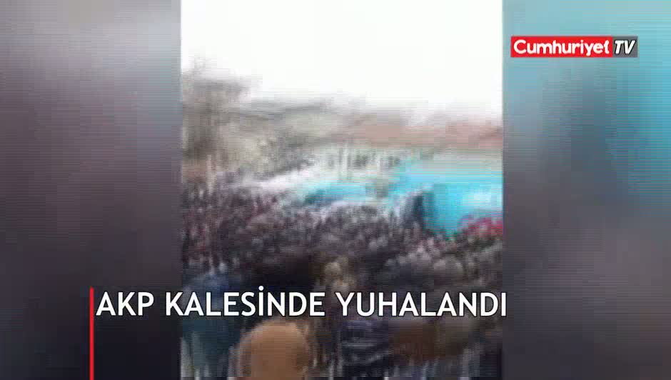 AKP kalesinde böyle yuhalandı