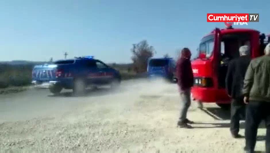 'Uçak düştü' ihbarı ekipleri hareket geçirdi