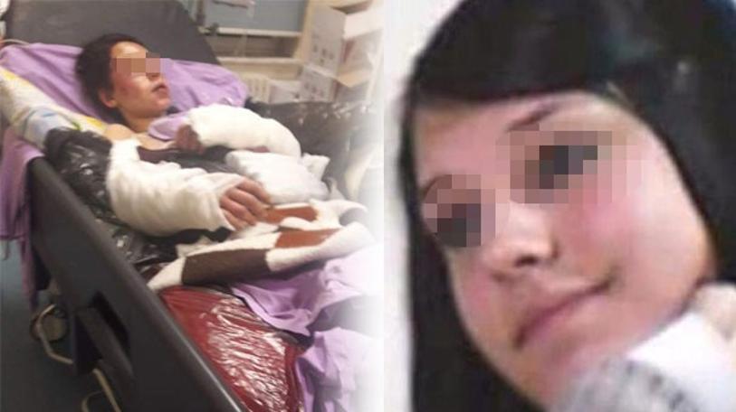 Hamile eşini öldüresiye dövdü!