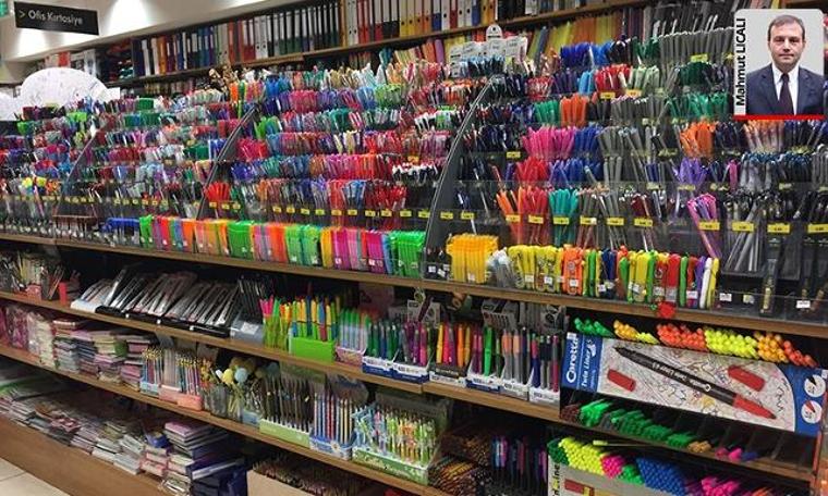 Kırtasiye el yaktı