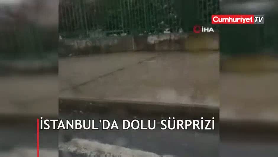 İstanbul'da dolu sürprizi (27.02.2019)