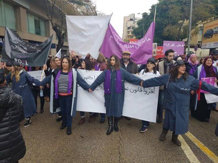 Lübnan’da, çocuk yaşta evliliğe karşı yürüyüş (03.03.2019)