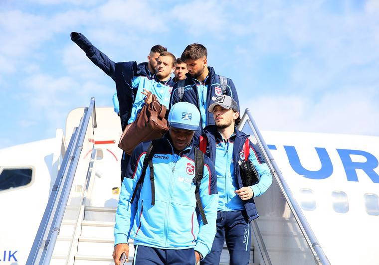 Trabzonspor kafilesi İstanbul'da