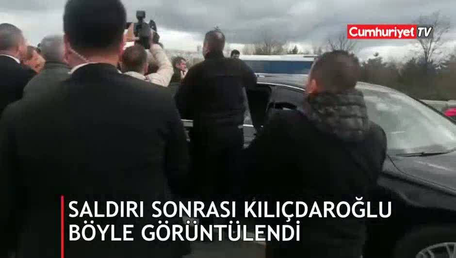 Kılıçdaroğlu saldırı sonrası böyle görüntülendi