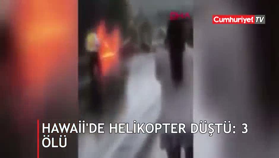 Hawaii’de helikopter düştü: 3 ölü