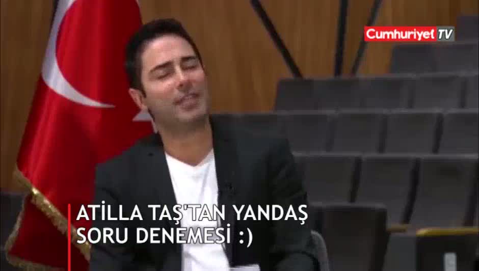 Atilla Taş'ın yandaş gazeteci sorusu, İmamoğlu'nu kahkahaya boğdu