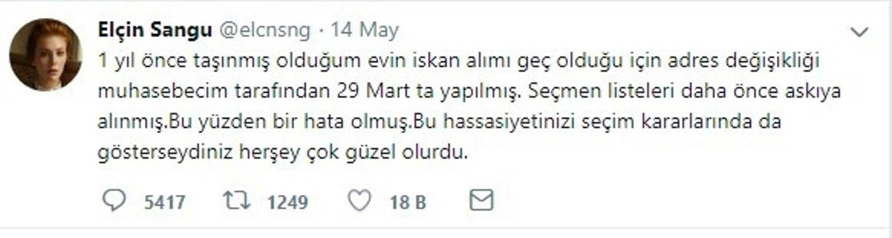 Bakan Soylu'dan oyuncu Elçin Sangu'ya yanıt