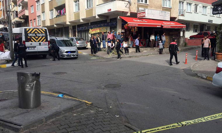 Maltepe'de çatışmanın ortasında kalan kadın yaralandı