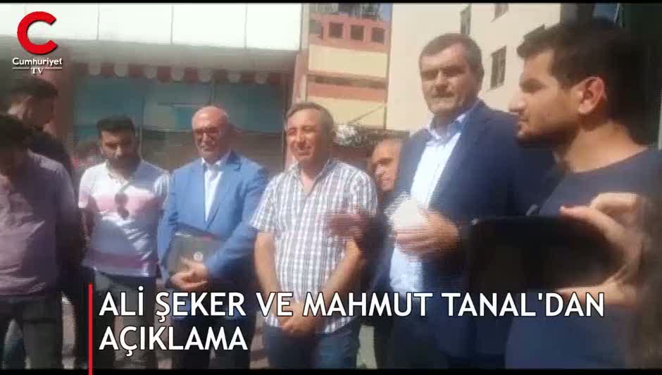 Ali Şeker ve Mahmut Tanal'dan açıklama