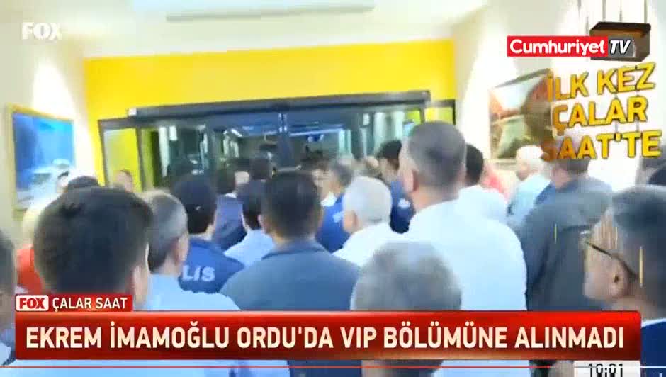 İmamoğlu VIP'e alınmadı! Valiye böyle isyan etti