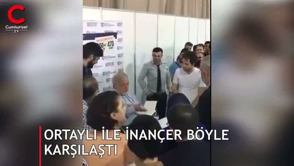 İlber Ortaylı’yla Ömer Tuğrul İnançer’in karşılaşma anı gündem oldu