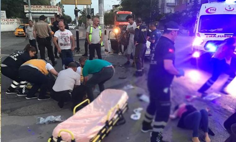 Ankara'da feci kaza: Yaralılar var