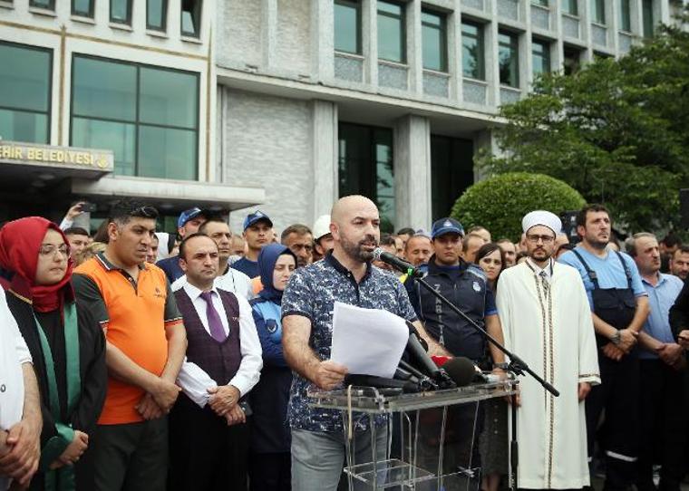 İBB önünde açıklama yapan Murat Kazanasmaz'ın işine son verildi