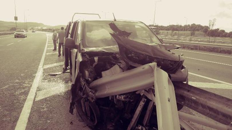 İstanbul Havalimanı yolunda feci kaza: Yaralılar var