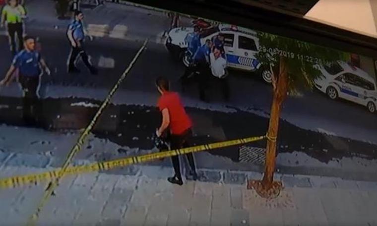 Haber takibi yapan DHA muhabirine ters kelepçe ile gözaltı