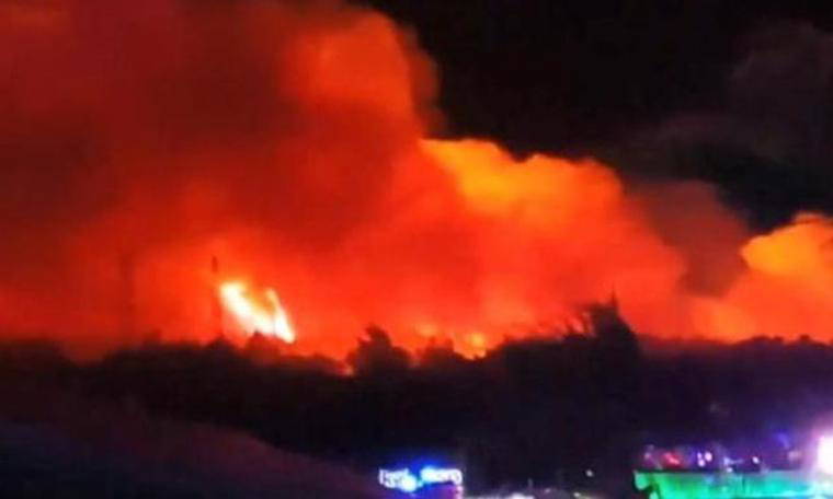 Antalya'da korkutan orman yangını