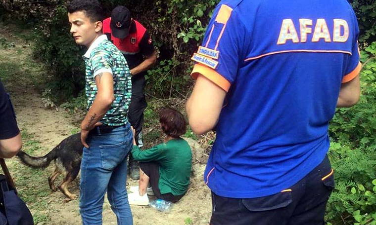 2 gündür aranan zihinsel engelli kadın ormanlık alanda bulundu