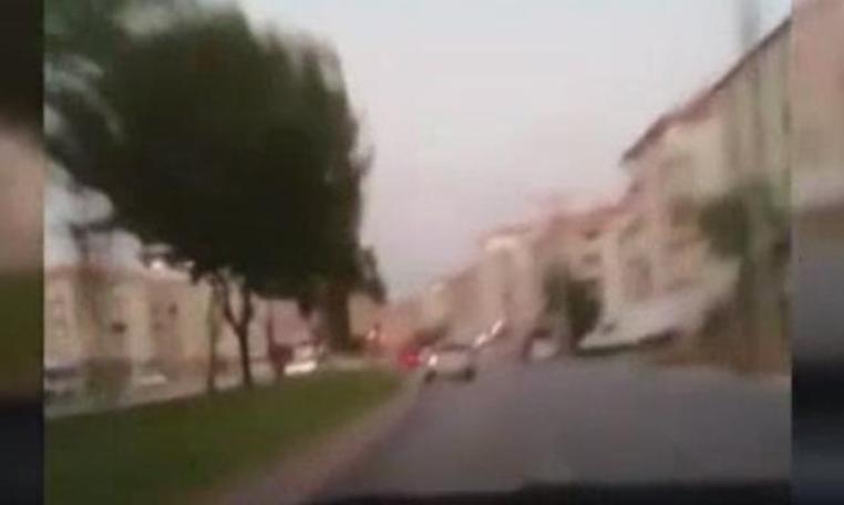 Korkunç an canlı yayınlandı