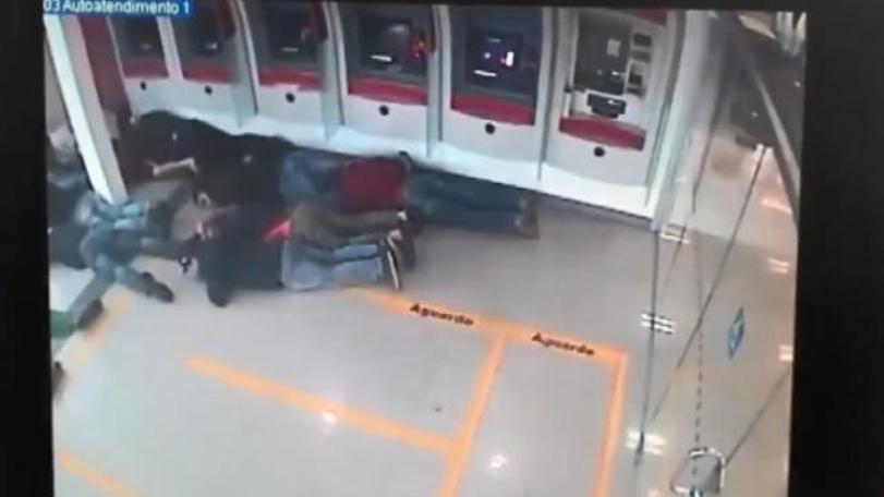 Brezilya’da film gibi banka soygunu