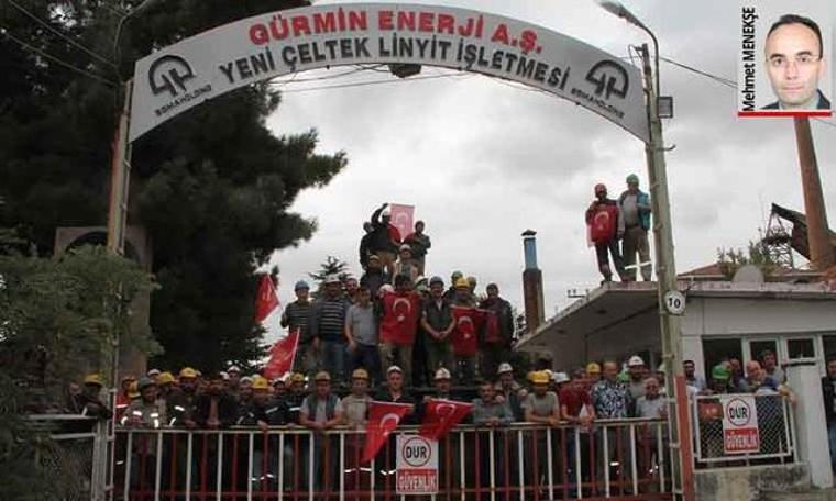 İşsiz kalan madenci açlık grevi başlattı