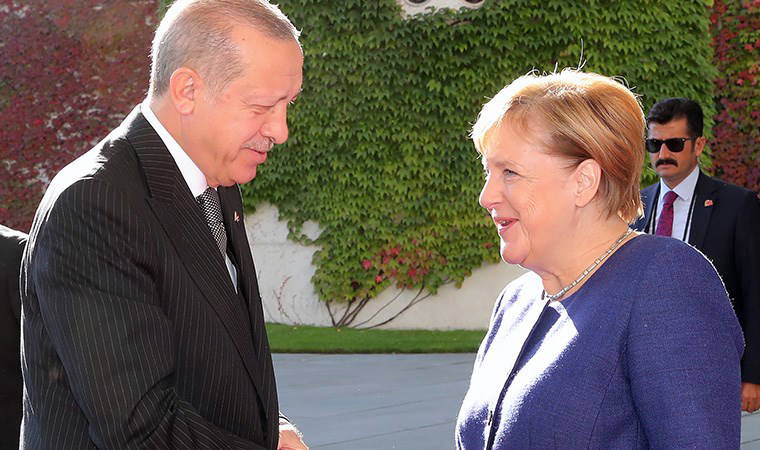 Erdoğan, Merkel ile görüştü (12.01.2020)