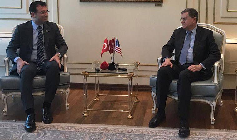 ABD Ankara Büyükelçisi İmamoğlu'nu ziyaret etti