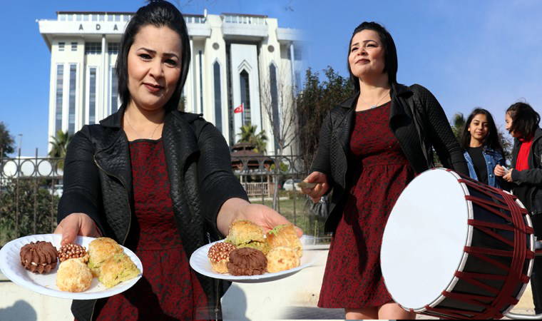Eşinden boşandı, davul çalıp tatlı dağıttı