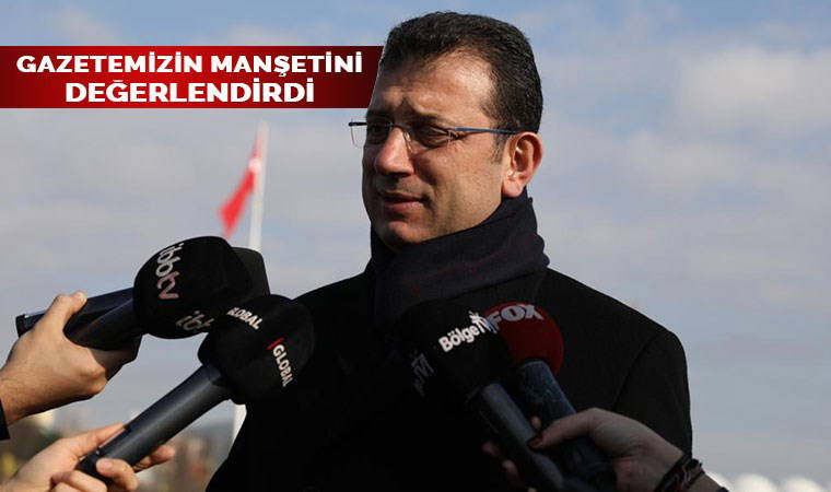 Ekrem İmamoğlu'ndan Berat Albayrak açıklaması