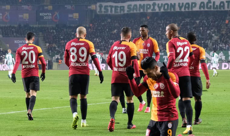 Galatasaray Konya'da şov yaptı
